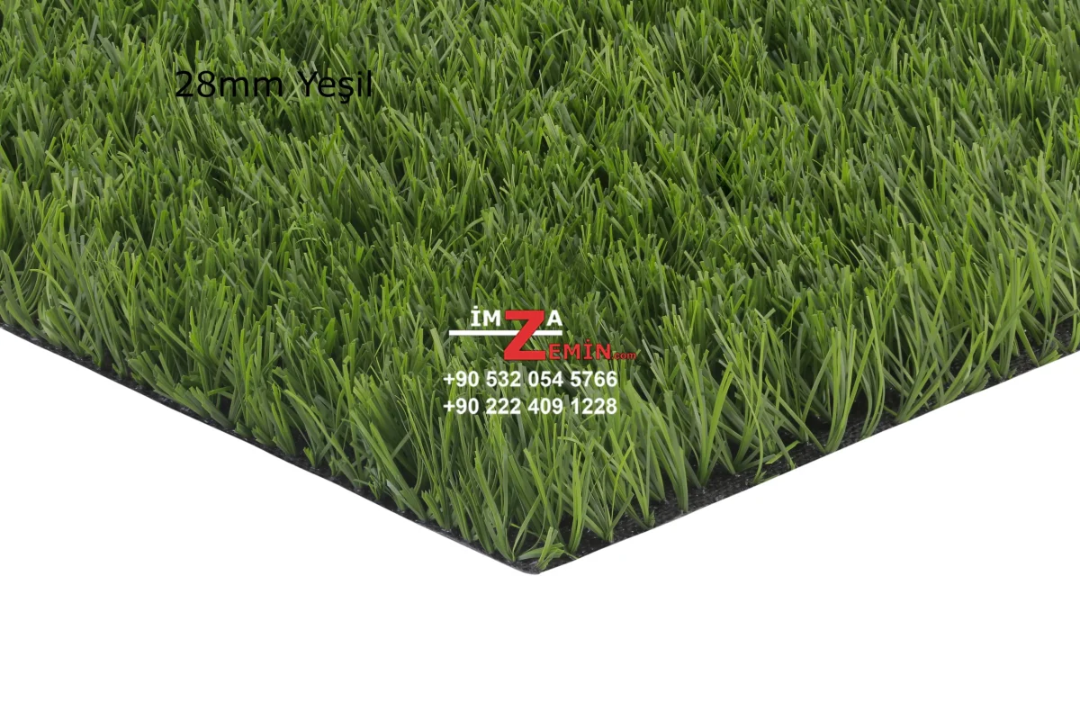 28mm Yeşil Çim Halı Nurteks