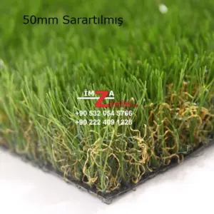 50mm Çim Halı Sarartılmış 2450gr, Nurteks