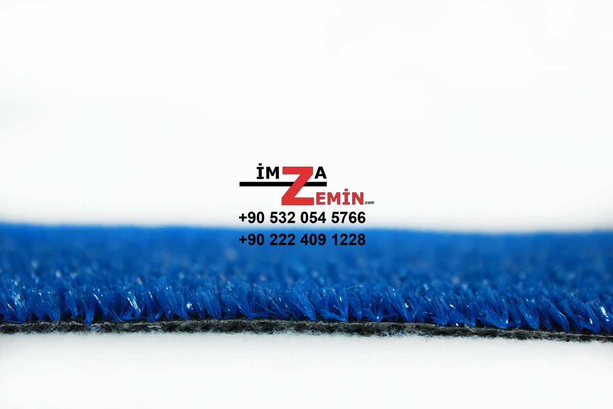 7mm Mavi Çim Halı Nurteks - Görsel 3