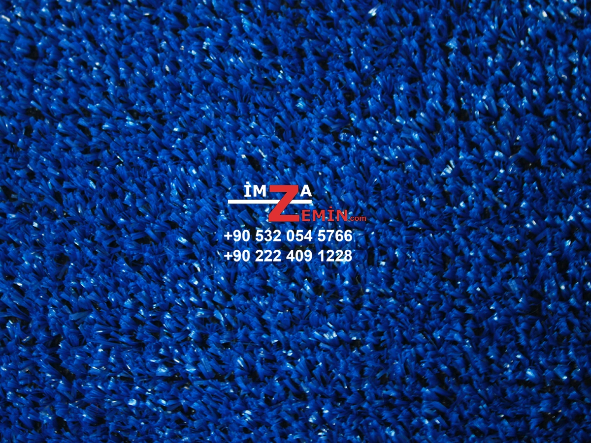 7mm Mavi Çim Halı Nurteks - Görsel 5