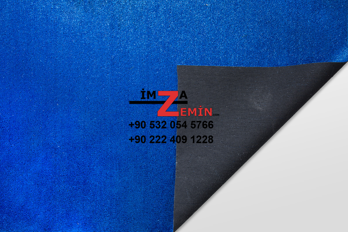 7mm Mavi Çim Halı Nurteks - Görsel 2