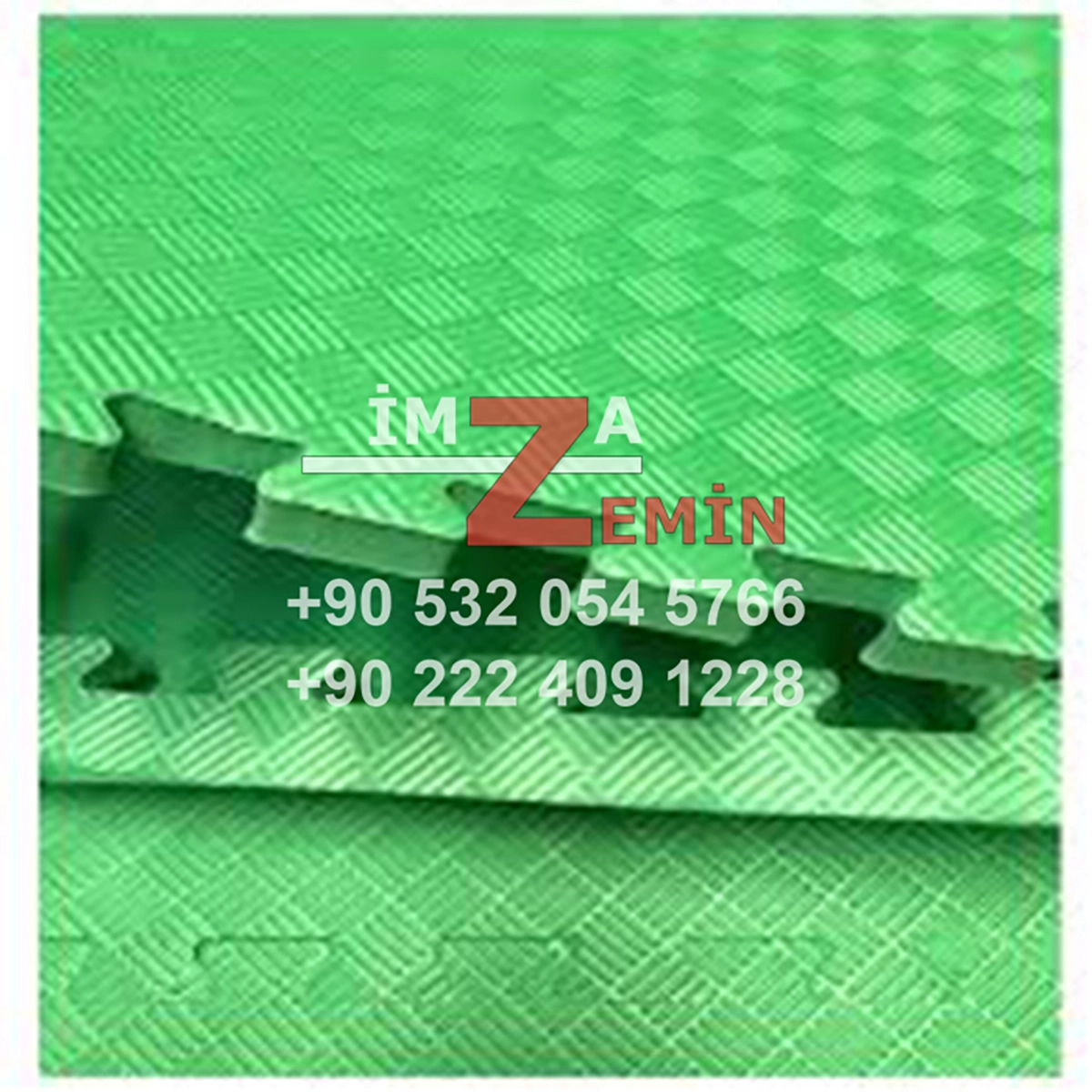 13mm Yeşil Tatami Minder 100x100cm - Görsel 6