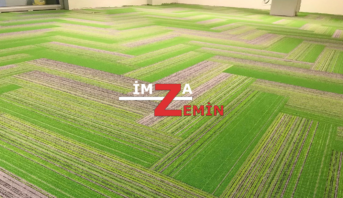 Heartbeat Karo Halı Renkli Karo Ofis ve Otel Halısı