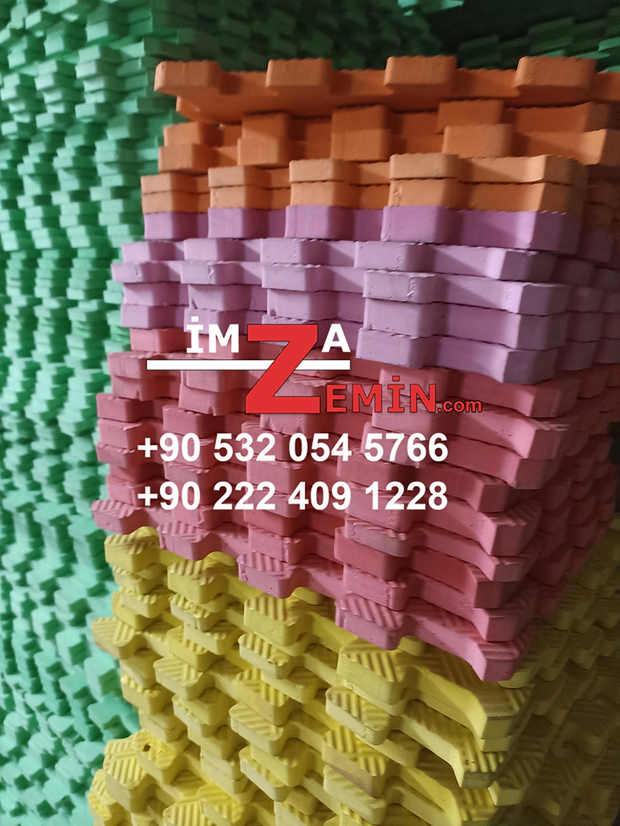 Pembe Tatami Minder 100x100cm 13mm - Görsel 2