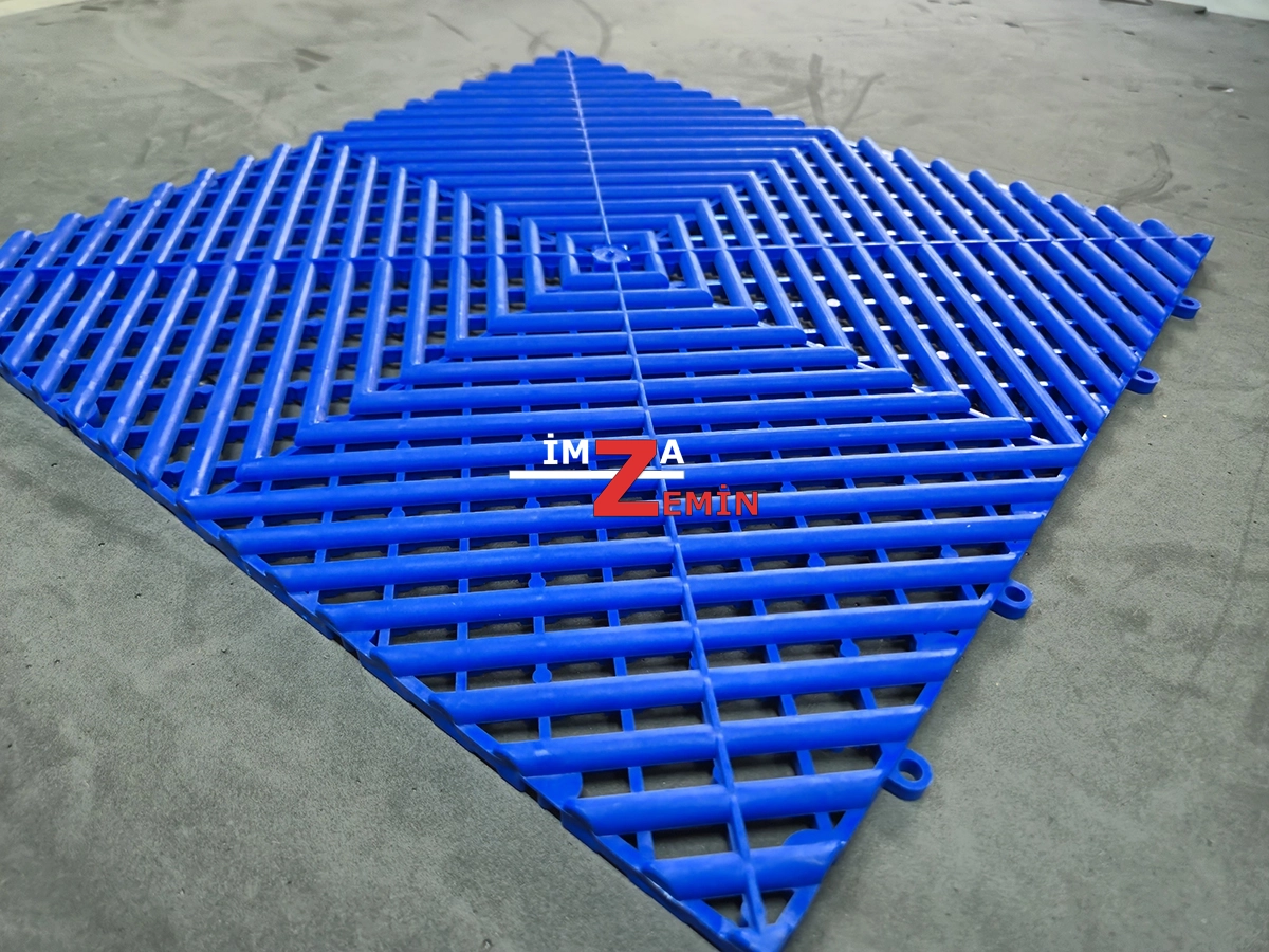 Mavi Detailing Zemin Karo, Oto Yıkama Karo Zemin