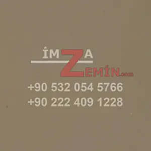 Bej Düz Mineflo, Gri PVC Yer Döşeme